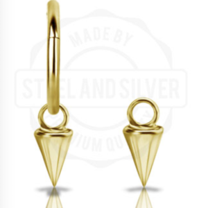 18KT Gouden Spike Bedel